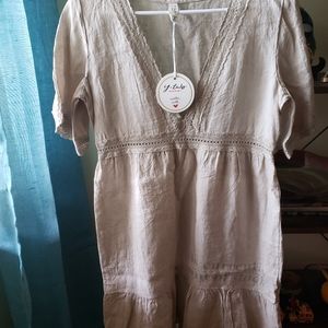 Linen Swimsuit Cover Up Medium/Large